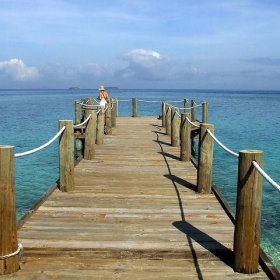 Jetty @ Bounty Island, Fiji - timparkinson