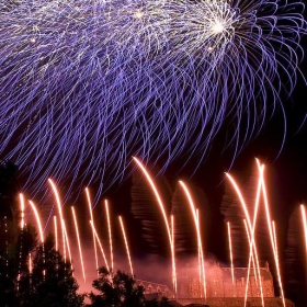 Edinburgh Festival fireworks 2007 8 - www.theedinburghblog.co.uk