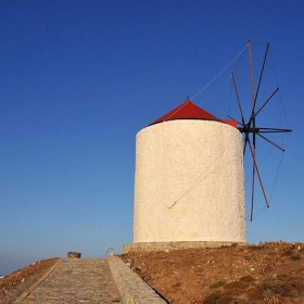 Lone windmill, Astypalea - anjči