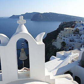 Village of Oia on the Greek Island of Santorini - L. Richard Martin, Jr.
