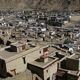 India - Ladakh - Leh - 032 - Old Town from the Palace - mckaysavage