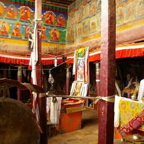 Assembly Hall Korzok Gompa - Andreas' Photos