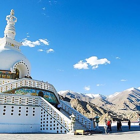 Stupa Overlooking Leh - dustin larimer Stupa Overlooking Leh - dustin larimer