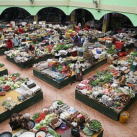 Pasar Besar Siti Khadijah, Kota Bharu, Malaysia - yeowatzup
