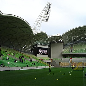Melbourne Victory Training at AAMI Park - AsianFC