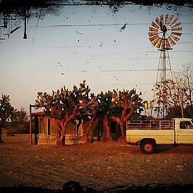 Campsite at waterhole, Namibia - Liv Unni Sødem