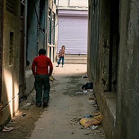 nepal_kathmandu_a_boy_and_a_girl_IMG_9727 - Stas Kulesh