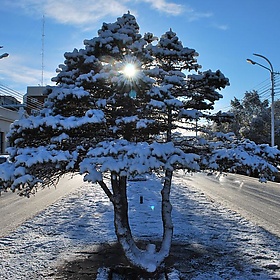 PRIMER NIEVE DEL AÑO 09-O5-09  RIO GALLEGOS - R I O M A N S O