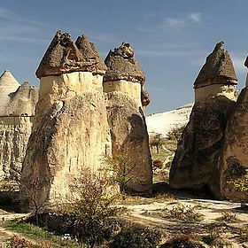 Fairy chimneys near Goreme, Cappadoccia, Turkey - Alaskan Dude