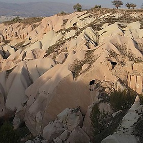 Sun setting on the lunar landscapes of Cappadocia, Turkey - Alaskan Dude