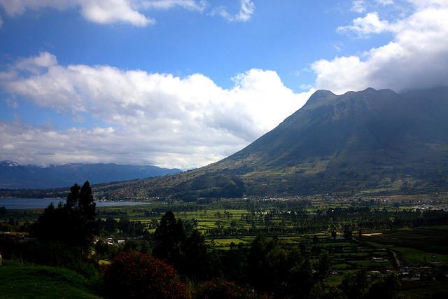 Mountain and lake