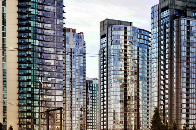 Vancouver, BC highrises 01 - equalized & stretched